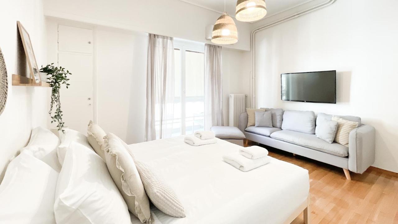Boho Chic 2Br Apartment In The Center Of Atény Exteriér fotografie